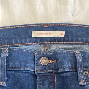 Slimming Skinny Blue Jeans